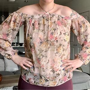 Bailey 44 Floral Off-Shoulder Blouse